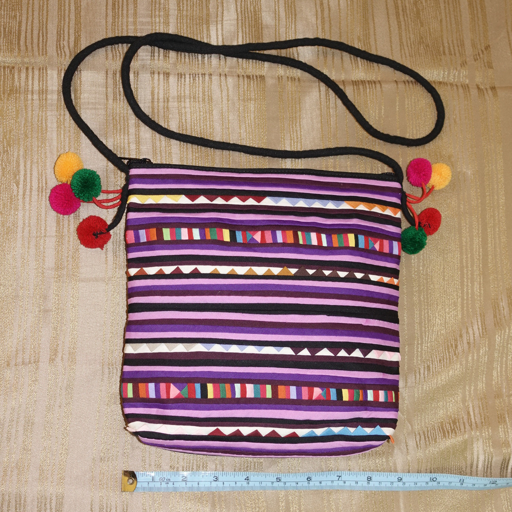 Pom Pom Crossbody Bag - Picture 3 of 6